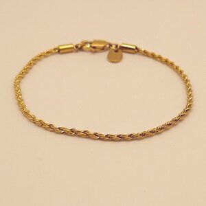 Iced Jewelry Intertwine Bracelet Gold, Stainless Steel Silver or 18k Gold Plated